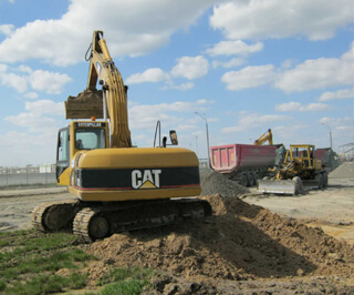 Аренда экскаватора CAT 320