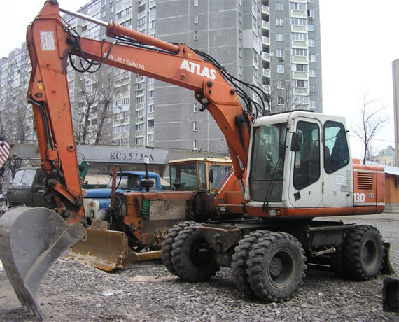 аренда экскаватора атлас 1403
